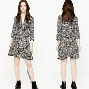 Zadig and Voltaire★Reveal Print Leo ヒョウ柄 ワンピース Zadig and Voltaire☆Reveal Print Leo ヒョウ柄 ワンピース